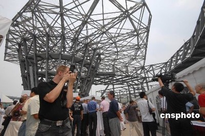 世博会 建筑 - 上海世博会德国馆钢结构封顶 - 工控新闻