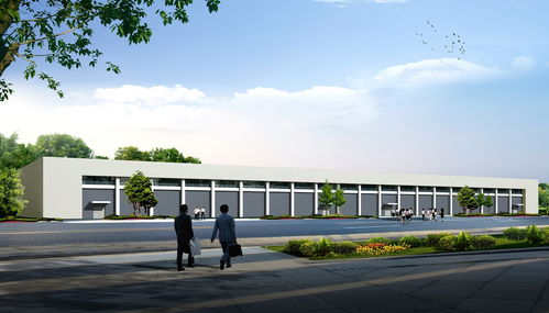广东中轻枫泰生化科技厂房规划设计效果图 广东省建科建筑设计院东莞分院