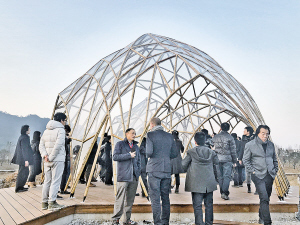 专家“号脉”高校竹建筑--扬长避短,安吉竹材应用大有可为