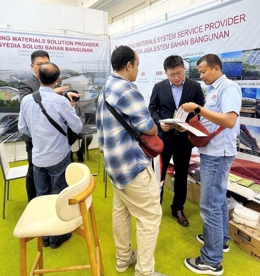 东方雨虹亮相印尼雅加达国际建材展览会