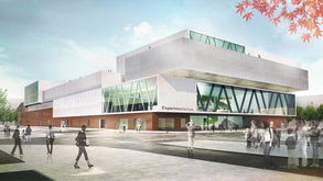 绿色斜螺旋科研部中心大楼 cebra前矿泉水装瓶厂 哥本哈根丹麦建筑师cebra作品