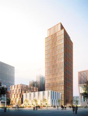 于家堡金融区:『9+3』地块开工 7建筑年内封顶